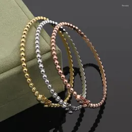 Link bransoletki biżuteria hurtowa vc litera drobna wersja ryżowa bransoletka bransoletka zagraniczna runda handlu zagranicznym