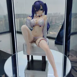 Brinquedos de dedo Figuras de anime japonesas nativas Demon Girl Ver. Estatueta de ação em pvc 1/6, acessórios kawaii, decoração para casa, coleção de brinquedos para adultos