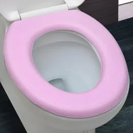 Toalettstol täcker fyra säsong EVA täcker vattenstopp mjukt Closestool Mat badrumsplatta o v u-formbidet