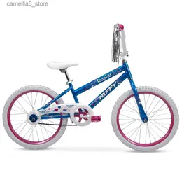 Rowery jazdy Gisaev 20 cali. SEA Star Girl Kids Bike Blue i różowe łatwe w użyciu hamulec kolejki kolejowej po prostu pedałuj z powrotem, aby się zatrzymać. Q231018