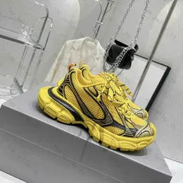 Designerskor spår sneaker 3xl sko mesh gummi sneakers tränare kvinnor sko lyx spegel 10a tränare 1s glider med låda