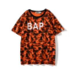 En bada Ape New Men's Casual Letter Tryckt T -shirt