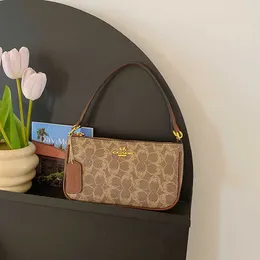 Flor velha uma axilas 2023 verão nova moda pequena transmissão ao vivo bolsa feminina ombro cruz bolsa