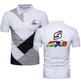 Polo Shirts Hunting Fishing Men's TShirt JOHANN ZARCO No. 5 Top Tees Military Style Short Sleeve Jersey Contrast Color Polo