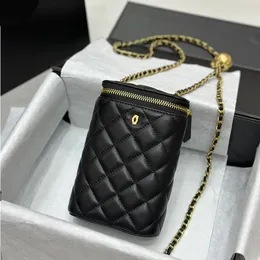 Designer handbag shoulder bag Metal fan your mobile phone bag chain crossbody bag bag Fashion all-in-one ladies makeup bag purse star recommendation