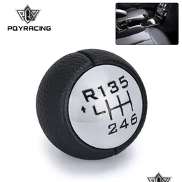 För Peugeot 307 308 3008 407 5008 807 Partner B9 Tepee Gear Shift Knob 6 Speed ​​Citron C3 A51 C4 Picasso 80 Drop Delivery