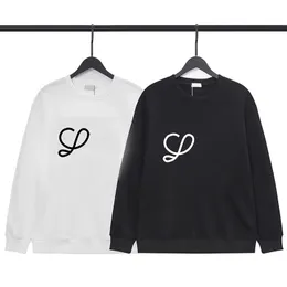 Göğüs Logosu İşlemeli Sweatshirts Klasik Yuvarlak Boyun Uzun Kollu Erkek ve Kadınların En İyi Külotu Terry Sweater