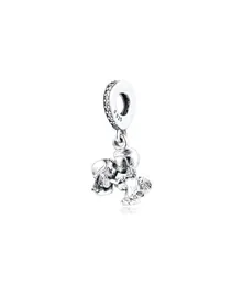 Verheiratetes Paar baumelnde Charms Original-Perlen für die Schmuckherstellung aus 925er Sterlingsilber, passend für Armbänder und Halsketten für Frauen, gi2752112