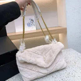 Na pikowana wełniana torba z jagnięciny zamszowy odwracalny torba łańcuchowa Kate Tassels torebki na ramię luksusowy designerka klapka magnetyczna torebki crossbody torebka torebka dla kobiet