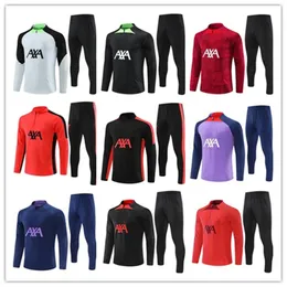 23 24 Soccer Tracksuit Jerseys Kit 22 2023 축구 유니폼 남성 어린이 축구 트랙복 훈련복 트랙 슈트 생존 발 chandal 조깅 키트 세트