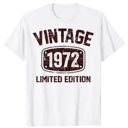 Men's T-Shirts Years Old Vintage 1972 Limited Edition 50th Birthday T-Shirt For Women Men Customized ProductsMen's210A