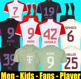 23 24 كرة قدم جيرسي كين Sane Goretzka Gnabry Camisa de Futebol Men Kids Kit Kimmich Fans Player Bayeraa Munich Oktoberfest Joao Cancelo Neuer23 024 Football Shirt