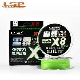 Örgü Hat LSP Thunderstorm Pro Pe Fishing Hattı Örgülü 8 Strands 100-500m 13-58lb Multifilament Hat Saza Linha Pesca Deniz Tatlı Su 231017