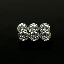 A buon mercato di piccola dimensione 0 7mm-1 6mm 3A qualità diamante simulato bianco forma rotonda cubic zirconia pietre sciolte CZ per gioielli Makin202W