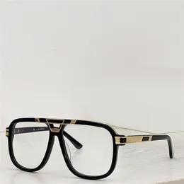 Nya modeoptiska glasögon 8044 Acetat Square Frame Avant-garde form Tyskland Designstil Transparent Glasögon Rensningslinser Ögade toppkvalitet