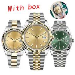 Mens Watch Designer Watches High Quality Date Bara 2813 Automatisk Titta på kvinnors designer Mens Watch Orologio 31mm 36mm 41mm Gold Classic Wristwatches Wholesale AAA