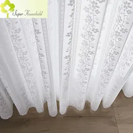 Cortina de renda gaze cortinas branco listrado tule para sala estar quarto varanda janela cortina princesa mosquiteiros onda oferta especial 231018