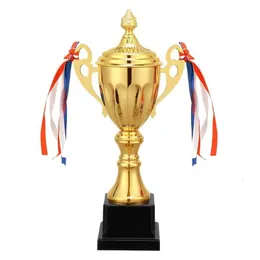 Outros materiais escolares de escritório Outros materiais escolares de escritório 1 PCS Trophy Cup para competições de reuniões esportivas Vencedor de futebol T Dhgarden Dhsua