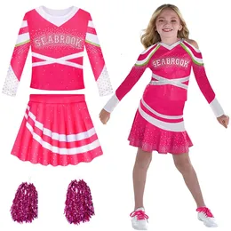 Zombies 3 Addison Cosplay Costume Cheer Leader JK Outfit Hand Flowers Halloween Party Costumes for Women Girl Aldult Kidscosplay