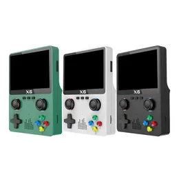 X6 Game Game Player 32g فيديو ألعاب Console Mini Portable Double Rocker GBA Arcade Simulator Simulator Battle Kids Gift