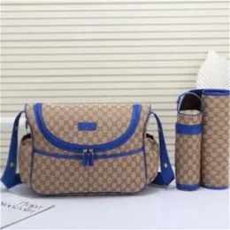 Baby Diaper Bags 3-Piece Set High-Quality Designer Mommy Bags Print Multifunctional Shoulder Bag Mom And Girl Gift Creative A1