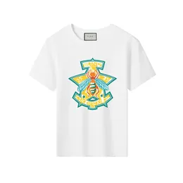 Tasarımcı Arı Bebek Giysileri Çocuklar Yaz Pamuk Tişört Çocuk Mektup Baskılı Giysiler Erkek Kız Tshirts G Toddler Gençlik Gömlek Cyd23101807