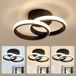 Lustres LED Luz de teto do corredor semi embutida Pingente Iluminação doméstica Face montada no quarto Corredor da sala de estar