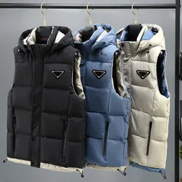 Giubbotti da uomo giubbotto designer giacche invernali giacca tascabile da donna focacciata senza maniche materiale con cerniera senza maniche
