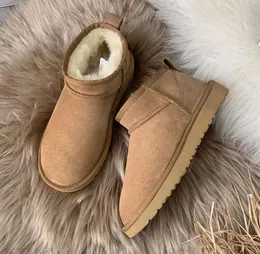 Designer Snow Boots Australia Mini Platform Boot Women Tazz Tasman tofflor Classic Slip-On Suede Slides Winter Wool Warm Booties Fur Sheep Skor Ankel Bootesgn