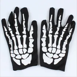 Produkt Halloweenowe szkieletowe rękawiczki duchów puste cosplay krótka czaszka Performance Prop Rękawicy