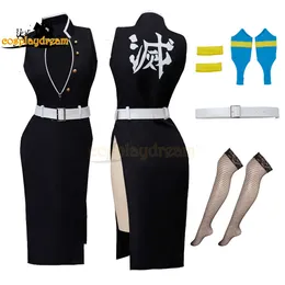 Anime Demon Slayer Uzui Tengen Cosplay Dress Seksowna szata uzui żona cosplay kostium mundur stroje pełne zestaw dla dorosłych kobiet