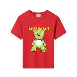 2023 Luksusowy projektant Pure Cotton Kids Ubrania Krótkie rękawowe T-shirt dla chłopców i dziewcząt Summer Cartoon Printed Girls Top na odzież wierzchnią S10185