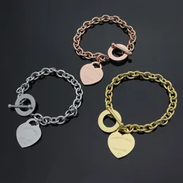 Feiner Jewerly-Armreif der berühmten Marke, Edelstahl, 18 Karat vergoldet, Armreif für Mann, Frau, Unisex-Armband für Paare. 3086