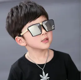 Sunglasses Oversize Square Kids Sunglasses Girls Baby Boys Festival Punk Sunglasses UV400 Glasses Children De Sol Masculino 231017