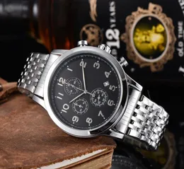 Boss-Uhr, Herren-Luxusuhr, Quarzwerk, 44 mm, alle Zifferblätter, Hugo-Chronograph, Designer-Uhr, Lederband, wasserdicht, Montre D6808001
