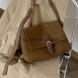 Sacos de corpo transversal saco do mensageiro das mulheres 2023ins camurça coreana um soulder crossbody saco fasion sentimento sênior commuter bagstylisheendibags