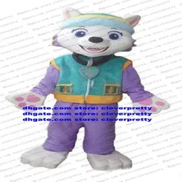 Everest Dog Mascot Costume Adult Cartoon Postacie strój garnitur na placu zabaw Rodzina Rodzina Działania duchowe ZX3192890