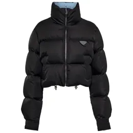 Designer Luxus Daunenjacke Damen Parka Mode mit umgekehrten Dreiecksärmeln abnehmbare Downs Parkas Weste Winter Kurzmantel Jacken Größe S-L #277