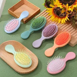Hair Brushes Portable Mini Airbag Comb Brush Candy Color Massage Antistatic Scalp 231017