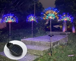 led solare terra fumo fiore luci tarassaco luci stringa festival all'aperto giardino giardino luci decorative da prato