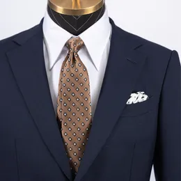 9 cm krawat męski złote krawat Weddne krawaty kwiatowe dla mężczyzn Business Nectie Najlepsze męskie więzi ZMTGN2409