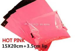도매 도매 핑크 립 립 공동 배출 된 멀티 레이어 셀프 씰 폴리 메일러 가방 봉투
