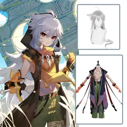 لعبة Genshin Impact Cosplay Razor Cosplay Costume Wig Outfit anime play Clothing Usisex Suit