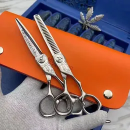 Sax Shears Mizutani Professional Barber Tools Salong Hair Cutting Thunning Shears Set med 6,0 ​​tum hår sax 231018