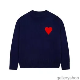 Mode Amisweater Paris Pullover Herren Designer Strickhemden Langarm Französisch High Street bestickt ein Herzmuster Rundhals Strickwaren Männer Frauen Am S-xlylgy