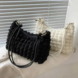 Bolsas de ombro Bolsas de lona Bolsa de rugas Mulheres Soulder Bolsas Plissadas Bolhas e Bolsas Acolchoadas Casual Axilas Bolsa Acolchoada Tote Nuvem Bagstylisheendibags