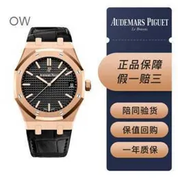 Audpi Royal Large Dial Oak Watch Mens Quartz Movement Watch Multifunction Wristwatch Epic Series 15500or Rose Gold Crocodile Belt Fashion Leisure Business Wn-Tkuc