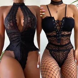 Sexy Set Erotic Lingerie Exotic Women's Babydoll Lace Costumes Porno Female For Sex Underwear Nightwear 231017