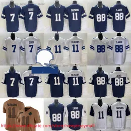 영화 2023-24 새로운 S-6XL 축구 착용 저지 스티치 11 미카 파르슨 88 Ceedeelamb 7 Trevondiggs Jerseys Sport 1960 Navy White 3nd Limited Man Women Youth