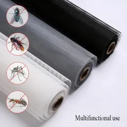 Czyste zasłony duży rozmiar ekranu owadów siatki okienne przeciw komarom konfigurowalne poliestrowy ekran DIY niestandardowy materiał komarów 231018